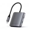Satechi 4-Port USB-C Hub, Power Delivery, space grey - USB hub