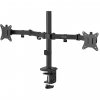 Savio Dual monitor desk mount, 17-32"
