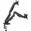 Savio Dual monitor spring loaded desk mount, 17-32"