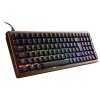 Sharkoon SKILLER SGK50 S2 Wood PBT (wood/black, IT layout, Gateron G Pro 3.0 Yellow)