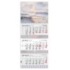 Sienas kalendārs-plānotājs 2026,EKO Standart Jūra, 305x735 mm