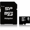 Silicon Power microSDHC, 8GB, Class 10 +Adapter
