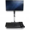 Startech Height Adjustable Monitor Arm & Padded Keyboard Tray, 13-30"