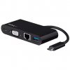 Startech USB C VGA MULTIPORT ADAPTER USB PD CHARGING 60W USB 3.0 GBE