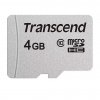 Transcend 300S, microSDHC, 4GB, Class 10