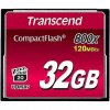 Transcend 800x, 32GB, UDMA7, Compact Flash Card