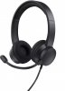 Trust HS-260 Headset Wired Neck-band Office/Call center USB Type-A Black