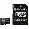 Verbatim CARD 32GB Verbatim Premium MicroHC 90MB/s +Adapter
