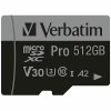 Verbatim Pro, 512GB, microSDXC