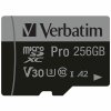 Verbatim Pro Class, 256GB, MicroSDHC +Adapter