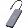 Verbatim USB-C Pro multiport hub CMH-14, 14 port, docking station (grey, 2x HDMI, VGA, RJ-45, 5x USB-A, audio, 2x USB-C, PD, SD, microSD)
