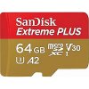 Western Digital Extreme Plus, microSDXC, 64GB, UHS-I, U3, V30 +Adapter