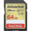 Western Digital Extreme Plus, SDXC, 64GB, Class 10, UHS-I, U3, V30