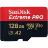 Western Digital Extreme Pro, microSDXC, 128GB, UHS-I, U3, V30 +Adapter