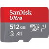 Western Digital SanDisk Ultra, microSDXC, 512GB, UHS-I, U1, V10 +Adapter
