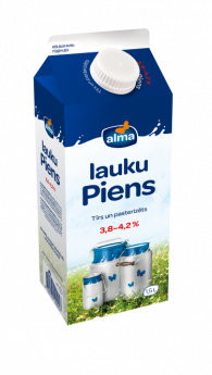 48H Alma lauku piens 3,8-4,2%, 1,5L