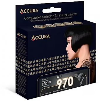 Accura ink Brother (LC970/1000BK) zamiennik XL