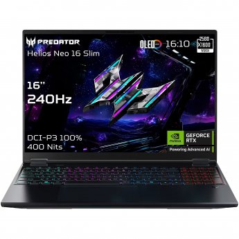 Acer Predator Helios Neo 16S AI PHN16S-71-95J5 16" FHD i9-275HX/64GB/1000GB/NVIDIA GF RTX 5070 Ti/Win11/ENG kbd/Black/2Y Warranty