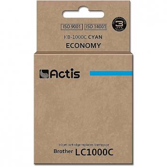 Actis KB-1000C ink (replacement for Brother LC1000C/LC970C; Standard; 36 ml; cyan)