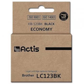 Actis KB-123Bk ink (replacement for Brother LC123BK/LC121BK; Standard; 10 ml; black)