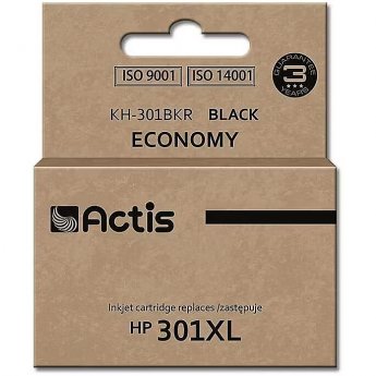 Actis KH-301BKR ink (replacement for HP 301XL CH563EE; Standard; 20 ml; black)