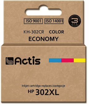 Actis KH-302CR ink (replacement for HP 302XL F6U67AE; Premium; 21 ml; color)