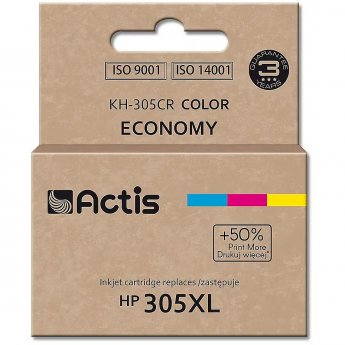 Actis KH-305CR ink for HP printer; HP 305XL 3YM63AE replacement; Standard; 18 ml; color