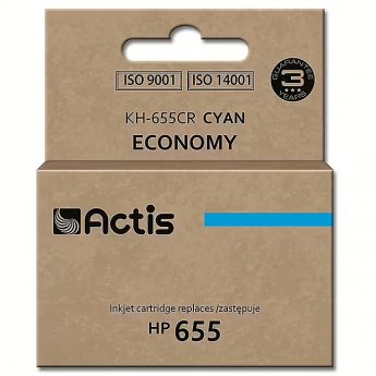 Actis KH-655CR ink (replacement for HP 655 CZ110AE; Standard; 12 ml; cyan)