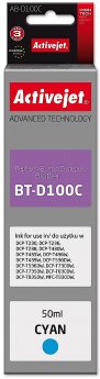 ActiveJet AB-D100C Ink cartridge for Brother printers, replacement for Brother BT-D100C; Supreme; 50 ml; cyan
