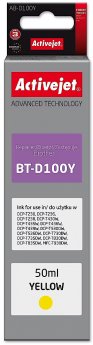 ActiveJet AB-D100Y Ink cartridge for Brother printers, replacement for Brother BT-D100Y; Supreme; 50 ml; yellow