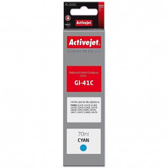 ActiveJet AC-G41C Ink bottle for Canon printers, Replacement for Canon GI-41C 4543C001; Supreme; 70 ml; cyan