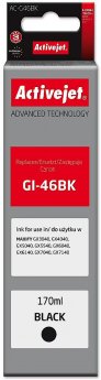 ActiveJet AC-G46BK Ink cartridge for Canon printers, Replacement for Canon GI-46BK; Supreme; 170 ml; black