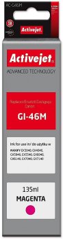 ActiveJet AC-G46M Ink cartridge for Canon printers, Replacement for Canon GI-46M; Supreme; 135 ml; magenta