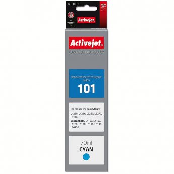 ActiveJet AE-101C Ink (replacement for Epson 101; Supreme; 70 ml; cyan)