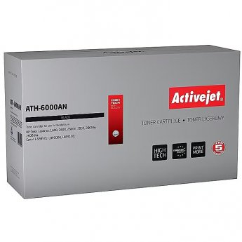 ActiveJet ATH-6000AN toner (replacement for HP 124A Q6000A, Canon CRG-707B; Premium; 2500 pages; black)