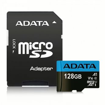 ADATA microSDXC, 128GB + SD Adapter