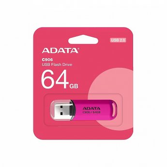 ADATA Pendrive C906 64GB USB2.0 pink