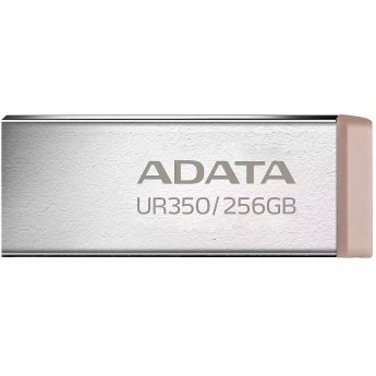 ADATA UR350 USB flash drive 256 GB USB Type-A 3.2 Gen 1 (3.1 Gen 1) Brown, Stainless steel