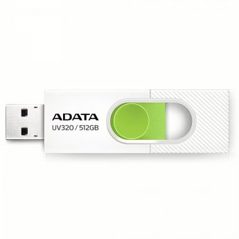 ADATA UV320, 512GB, White & Green