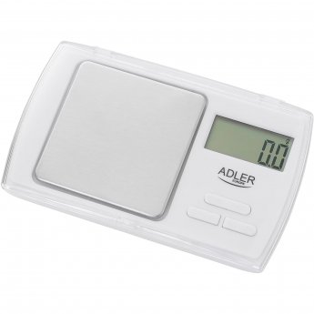 Adler Precision scale AD 3161 Maximum weight (capacity) 0.5 kg, Accuracy 0.01 g, White