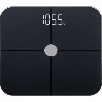 Adler Smart Bathroom Scale | AD 8187 | Maximum weight (capacity) 180 kg | Accuracy 100 g | Body Mass Index (BMI) measuring | Black