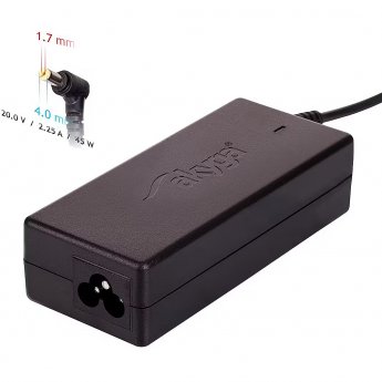 Akyga AK-ND-50 power adapter/inverter Indoor 45 W Black