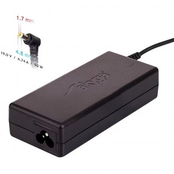 Akyga notebook power adapter AK-ND-08 19V/4.74A 90W 4.8x1.7 mm HP power adapter/inverter Indoor Black