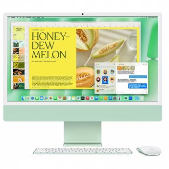 Apple iMac 24 inch: M4 10/10, 24GB, 512GB SSD - Green