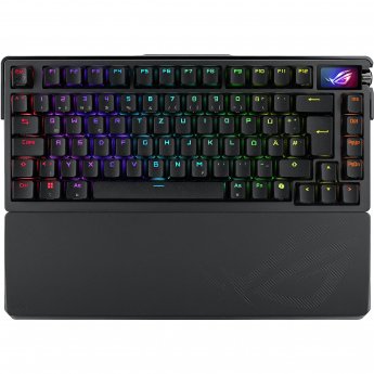 Asus ROG Azoth Extreme Gaming Tastatur, PBT, hot-swap, ROG NX SNOW - schwarz