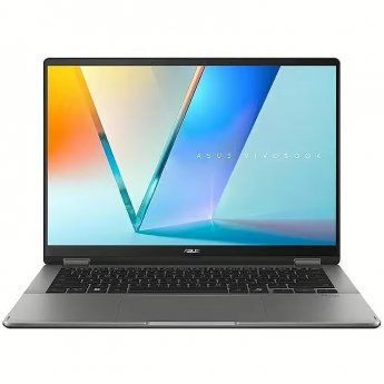 Asus Vivobook 14 Flip TP3407SA-QL006W Matte Gray, 14" WUXGA OLED Touch, Core Ultra 7 258V, 32GB, 1TB SSD, Windows 11 Home