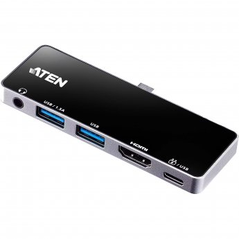 Aten UH3238 USB-C Travel Dock with Power Pass-Through | Aten | USB-C Travel Dock with Power Pass-Through | UH3238-AT | Dock
