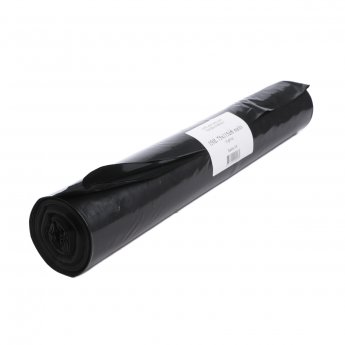 Atkritumu maisi, 150 l, 10 gab., LD, 50 mikronu, 75 x 115 cm, melni