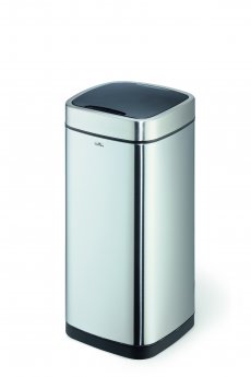 Atkritumu tvertne ar sensoru NO TOUCH 35L, sudrabs