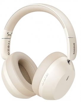 Baseus Headphones Bluetooth 5.3 BASS 35 MAX beige